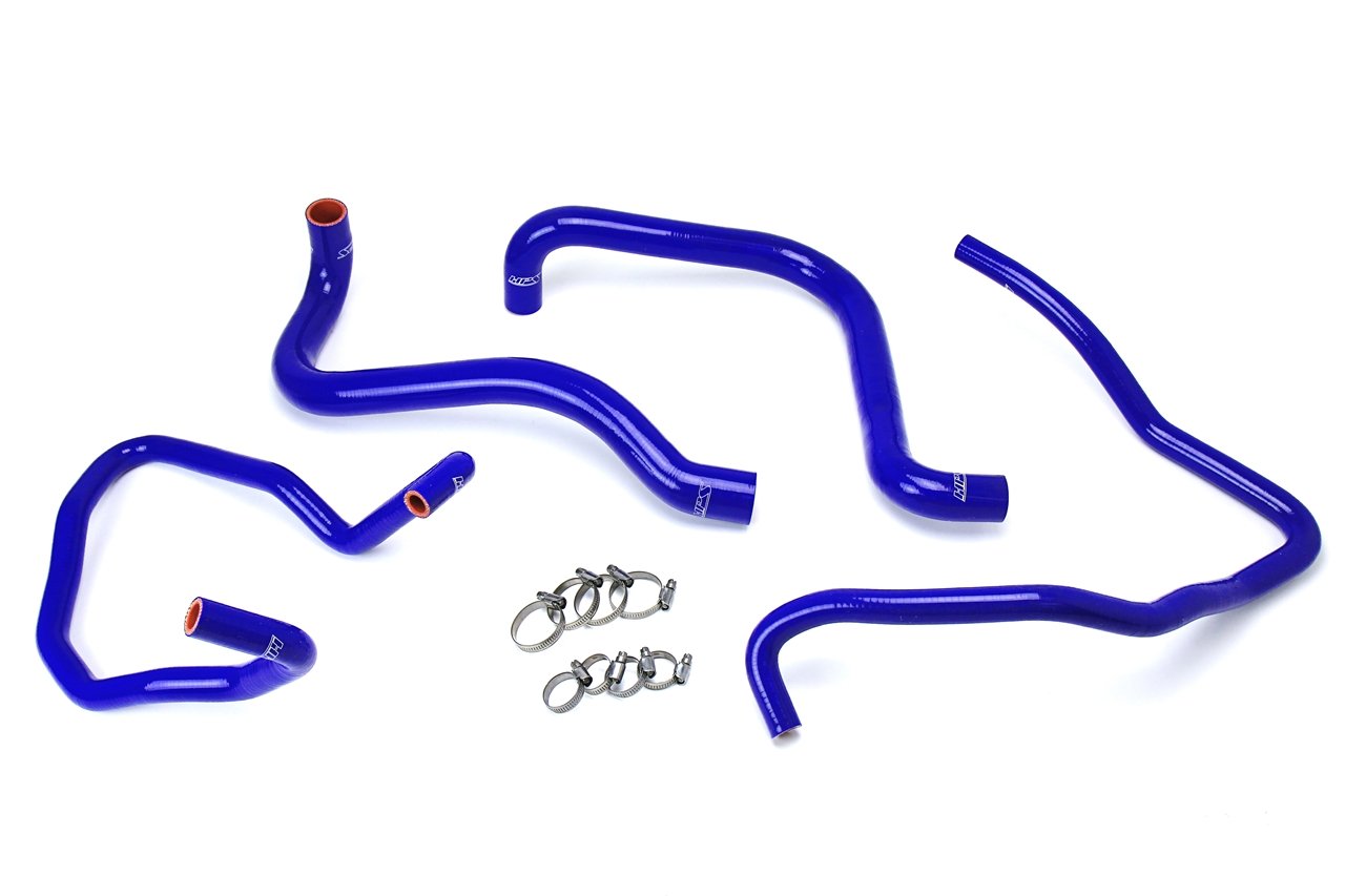 HPS Silicone Radiator + Heater Coolant Hose Kit Jeep 2003-2006 Wrangler TJ SE 2.4L 4Cyl Left Hand Drive, 57-1589