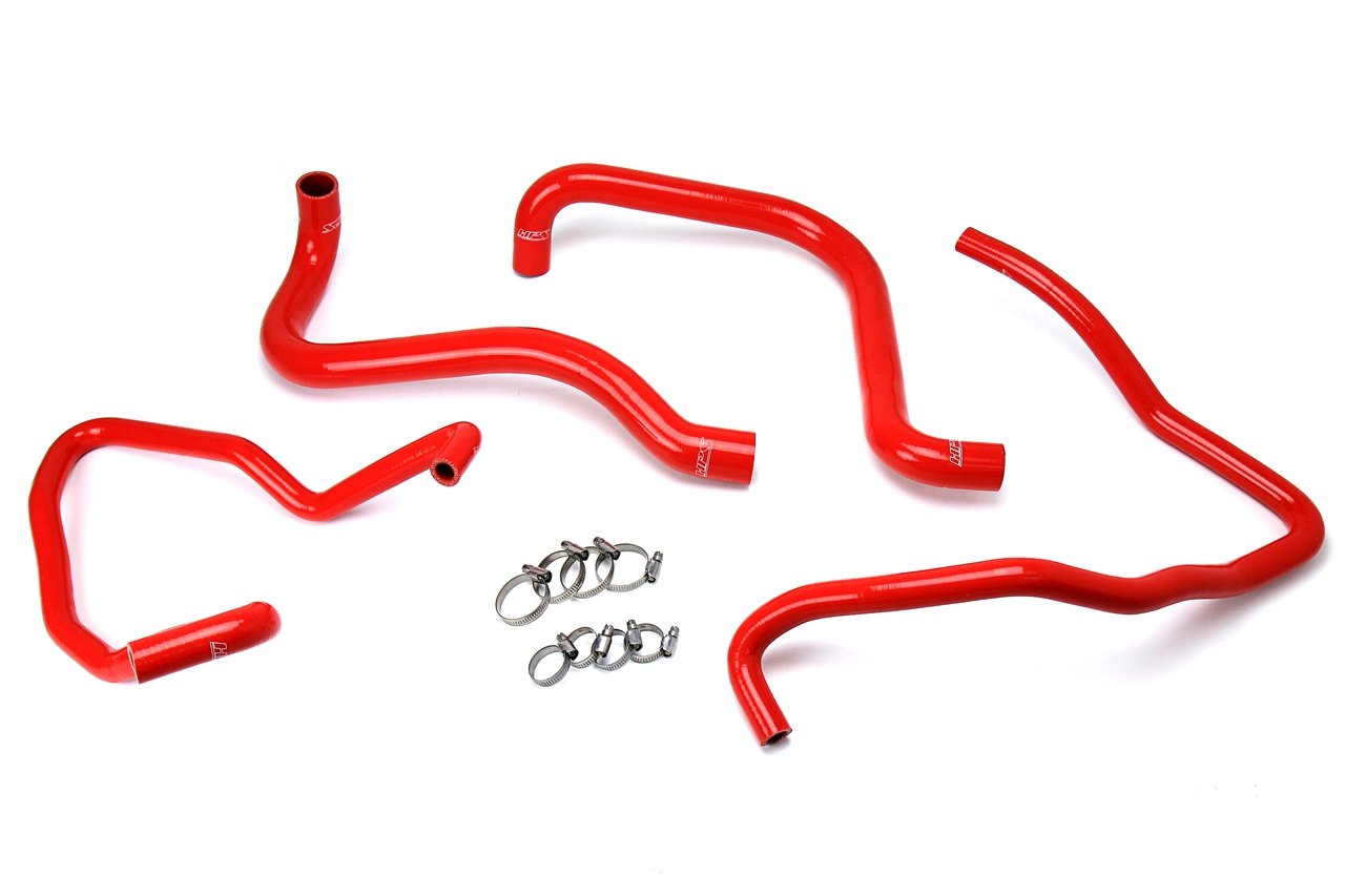 HPS Silicone Radiator + Heater Coolant Hose Kit Jeep 2003-2006 Wrangler TJ SE 2.4L 4Cyl Left Hand Drive, 57-1589