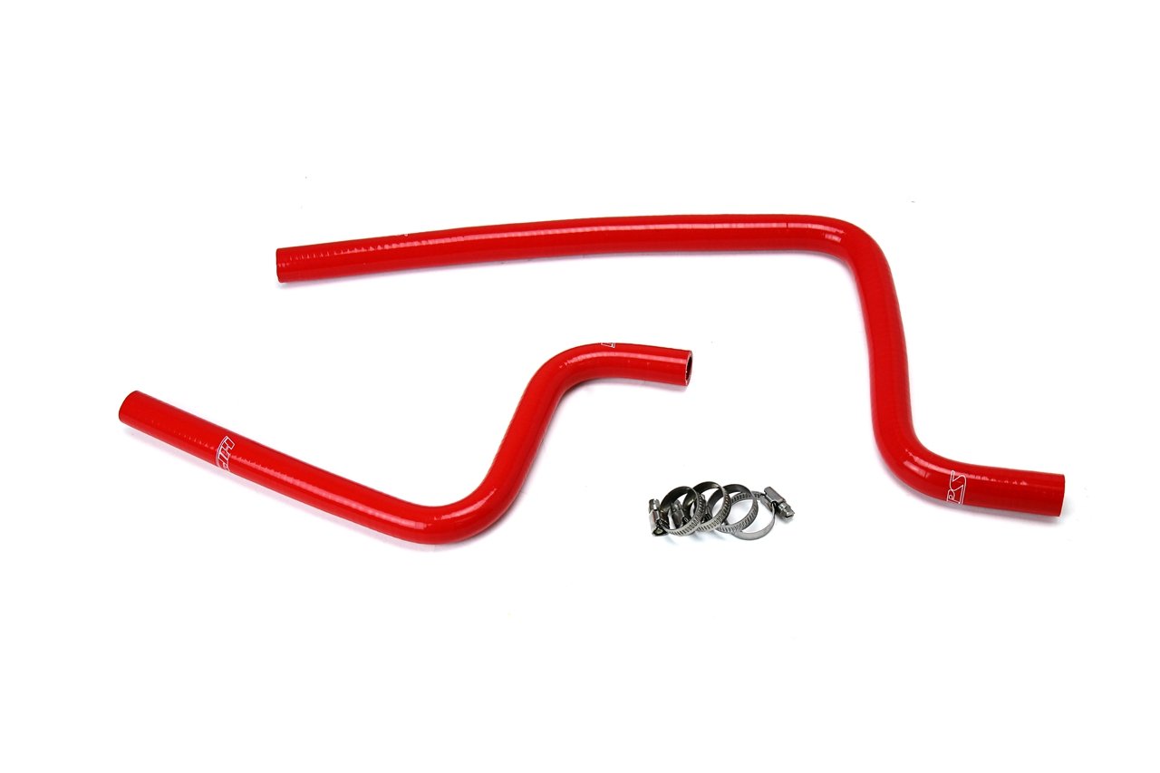 HPS Reinforced Red Silicone Heater Hose Kit Coolant Jeep 97-02 Wrangler TJ 2.5L 4Cyl