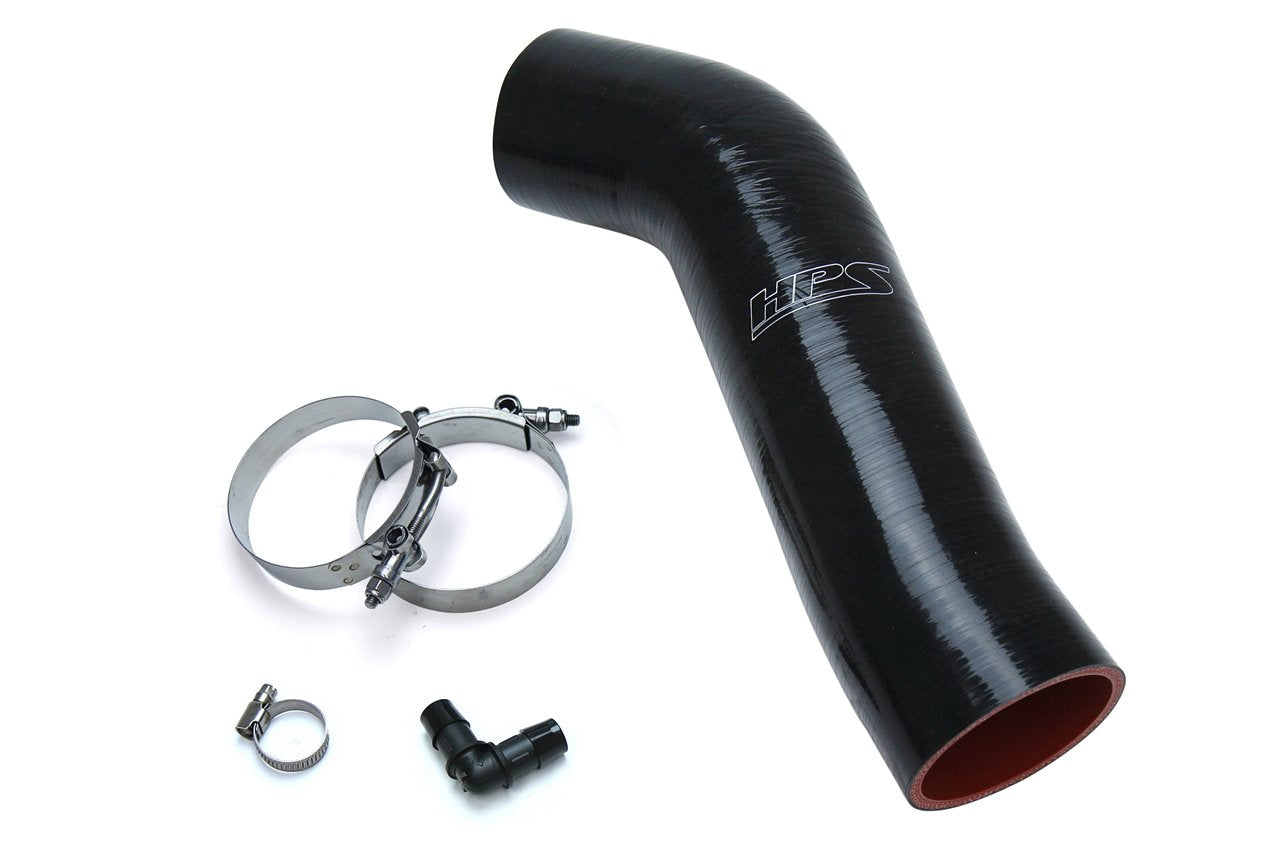 HPS Black Reinforced Silicone Post MAF Air Intake Hose Kit Infiniti 03-07 G35 Coupe 3.5L V6