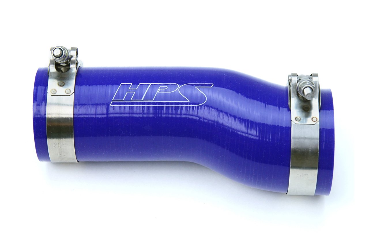 HPS Blue Reinforced Silicone Post MAF Air Intake Hose Kit Honda 17-18 Civic Si 1.5L Turbo