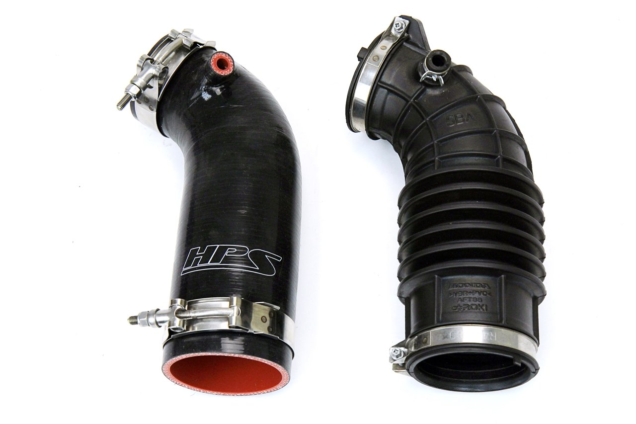 HPS Red Silicone Post MAF Air Intake Hose Kit Honda 16-17 Civic 10th Gen 2.0L Non Turbo