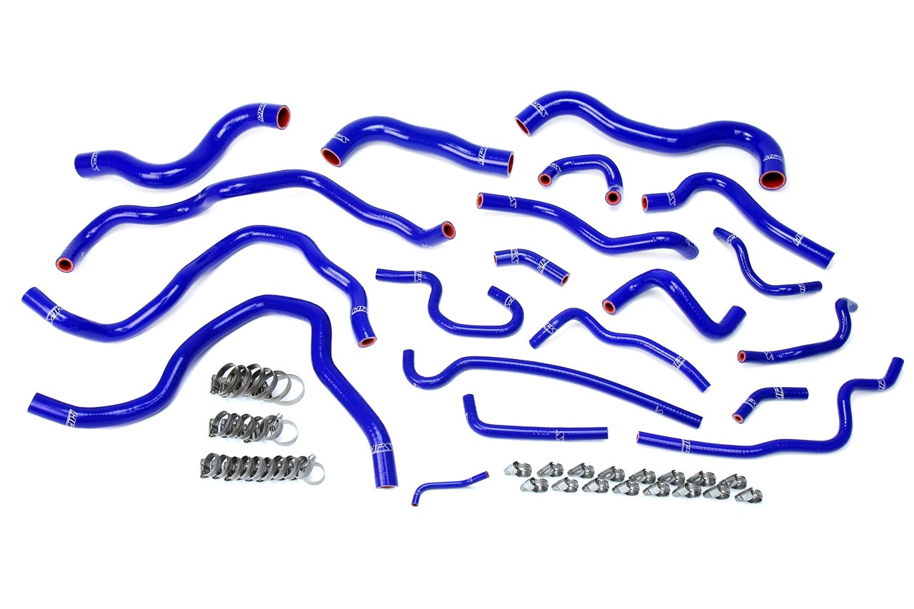 HPS Silicone Radiator + Heater Coolant Hose Kit Honda 2016-2020 Civic 2.0L Non Turbo, 57-1607