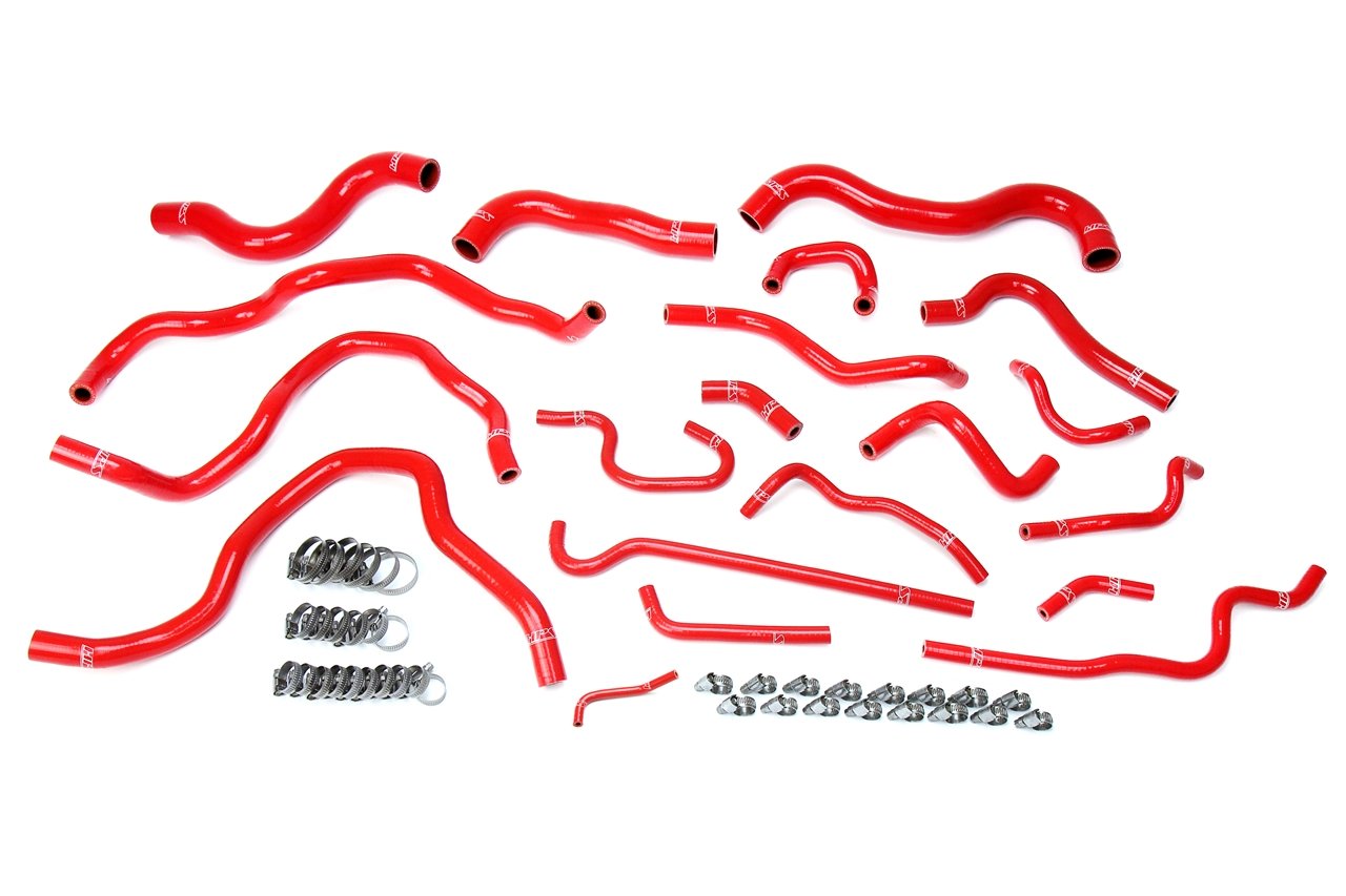 HPS Silicone Radiator + Heater Coolant Hose Kit Honda 2016-2020 Civic 2.0L Non Turbo, 57-1607