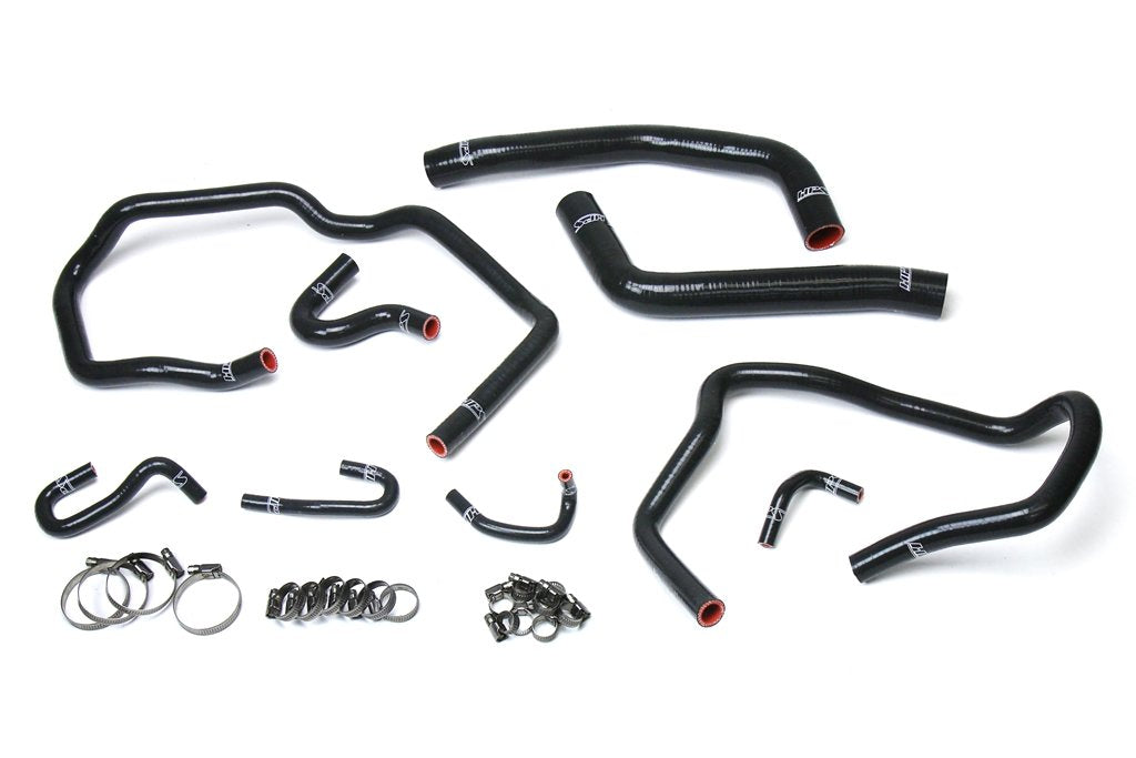 HPS Reinforced Black Silicone Radiator + Heater Hose Kit Coolant Toyota 10-14 FJ Cruiser 4.0L V6