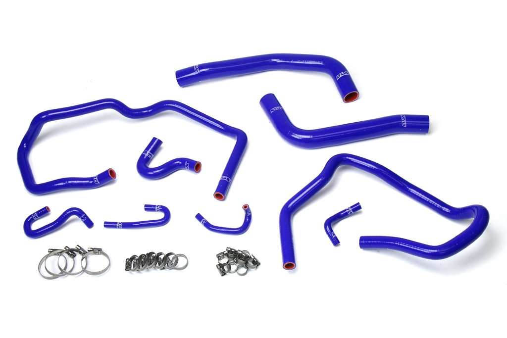 HPS Reinforced Blue Silicone Radiator + Heater Hose Kit Coolant Toyota 10-14 FJ Cruiser 4.0L V6