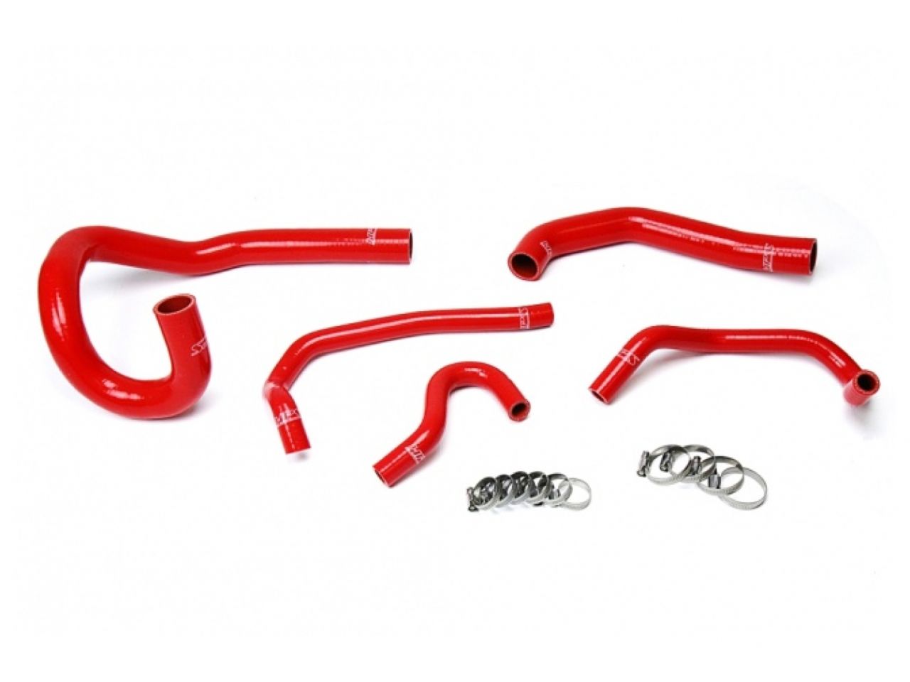 HPS Red Reinforced Silicone Radiator + Heater Hose Kit Coolant Toyota 86-92 Supra MK3 Turbo & NA 7MGE / 7MGTE Left Hand Drive