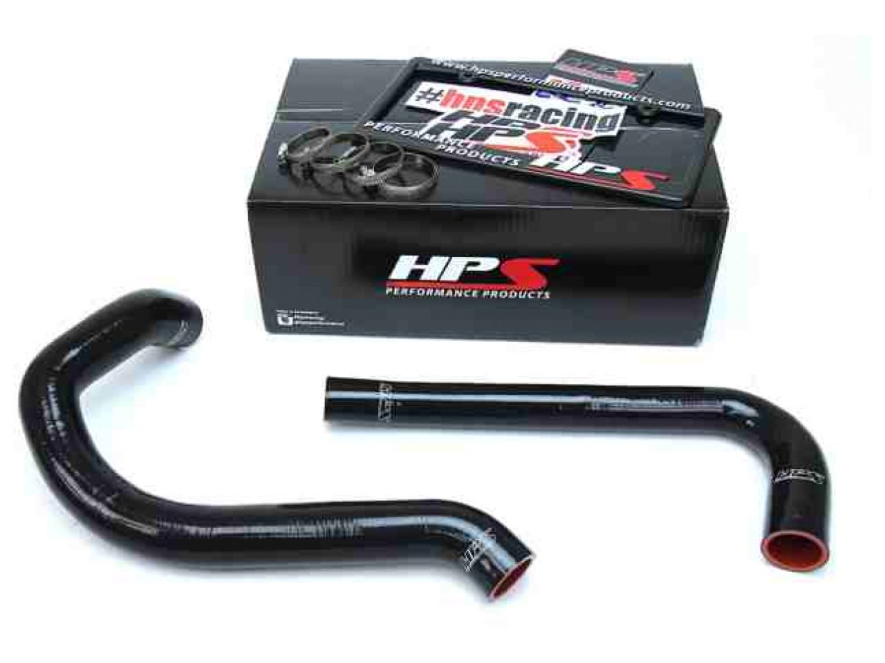 HPS Black Reinforced Silicone Radiator Hose Kit Coolant Jeep 87-95 Wrangler YJ 2.5L