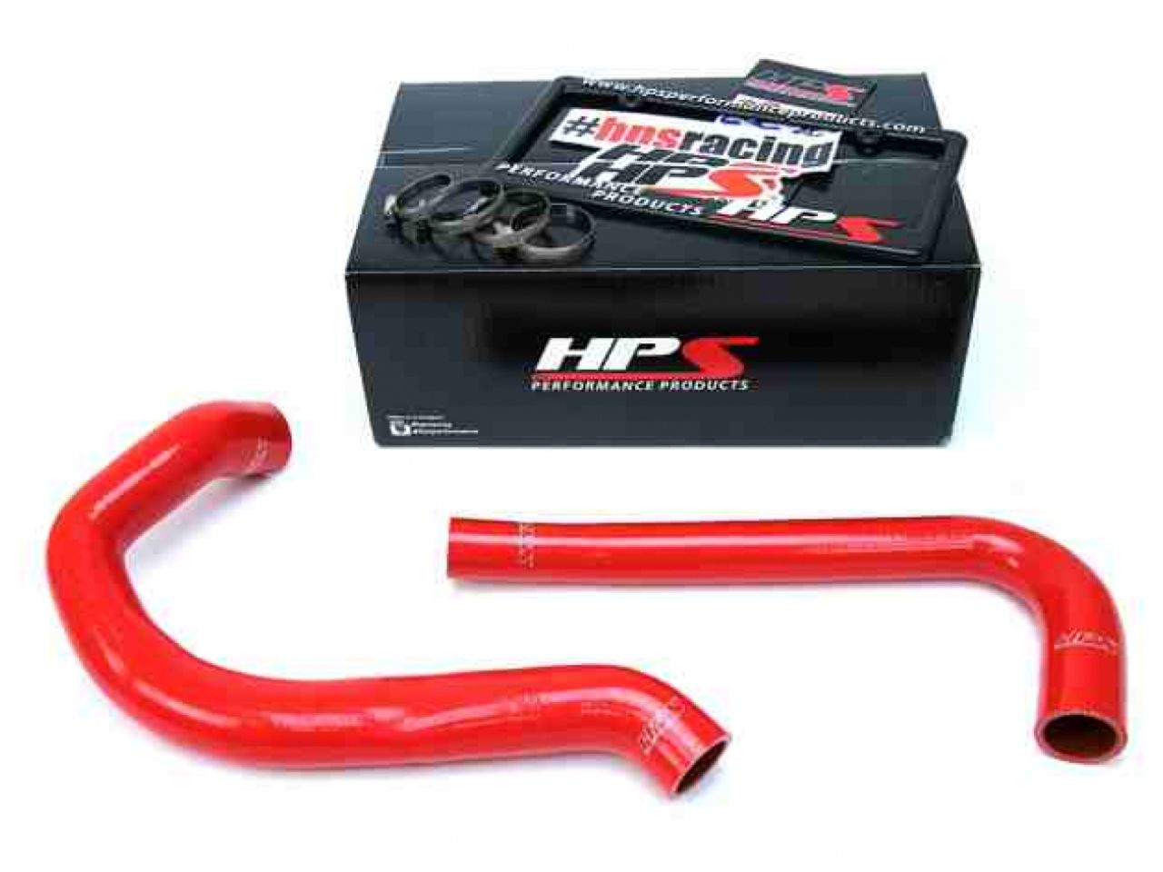 HPS Red Reinforced Silicone Radiator Hose Kit Coolant Jeep 87-95 Wrangler YJ 2.5L