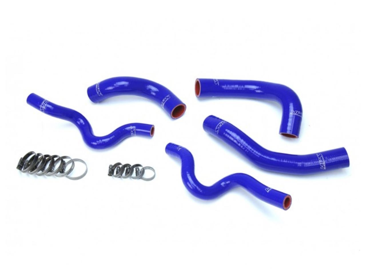 HPS Reinforced Blue Silicone Radiator Hose Kit Coolant Hyundai 13-17 Veloster 1.6L Turbo