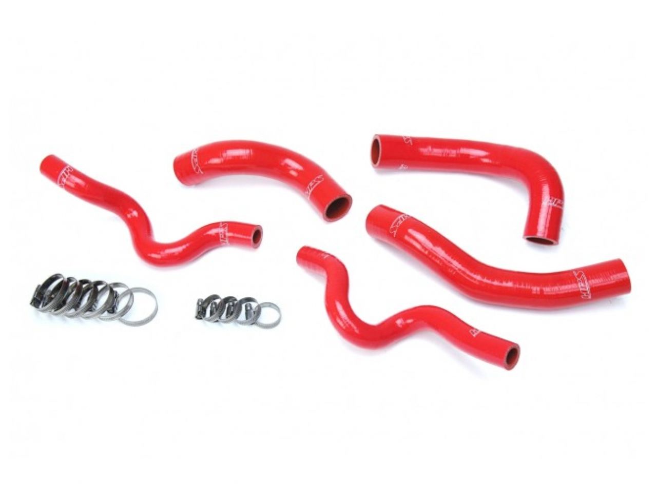 HPS Reinforced Red Silicone Radiator Hose Kit Coolant Hyundai 13-17 Veloster 1.6L Turbo