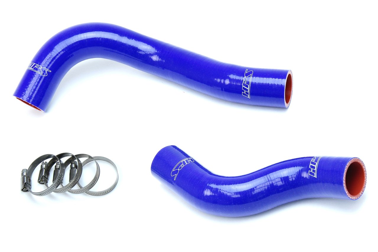 HPS Blue Reinforced Silicone Radiator Hose Kit Coolant Lexus 16-18 GSF V8 5.0L