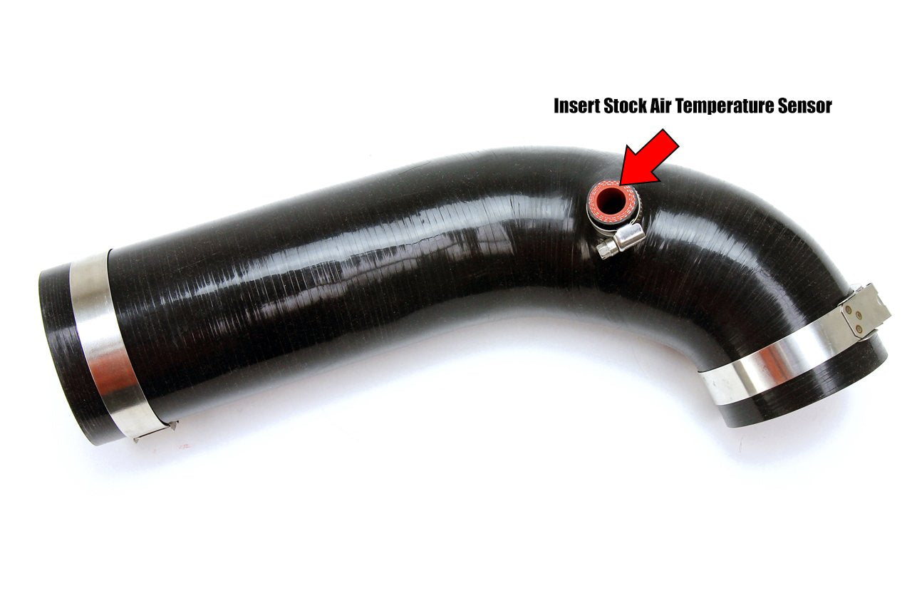 HPS Silicone Air Intake Kit Post MAF Hose Jeep 2012-2017 Wrangler JK & Unlimited 3.6L V6, 57-1639