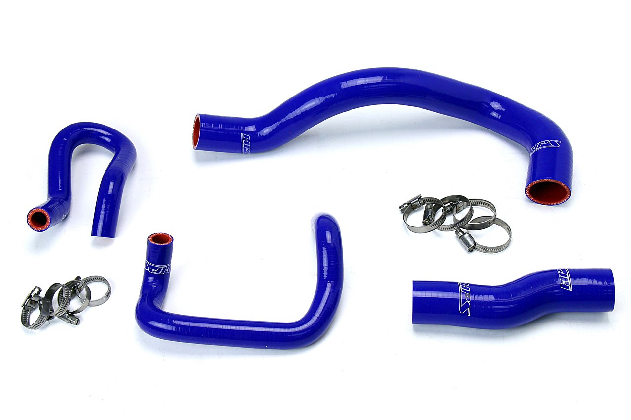 HPS Blue Reinforced Silicone Radiator + Heater Hose Kit Lexus 01-05 IS300 I6 3.0L