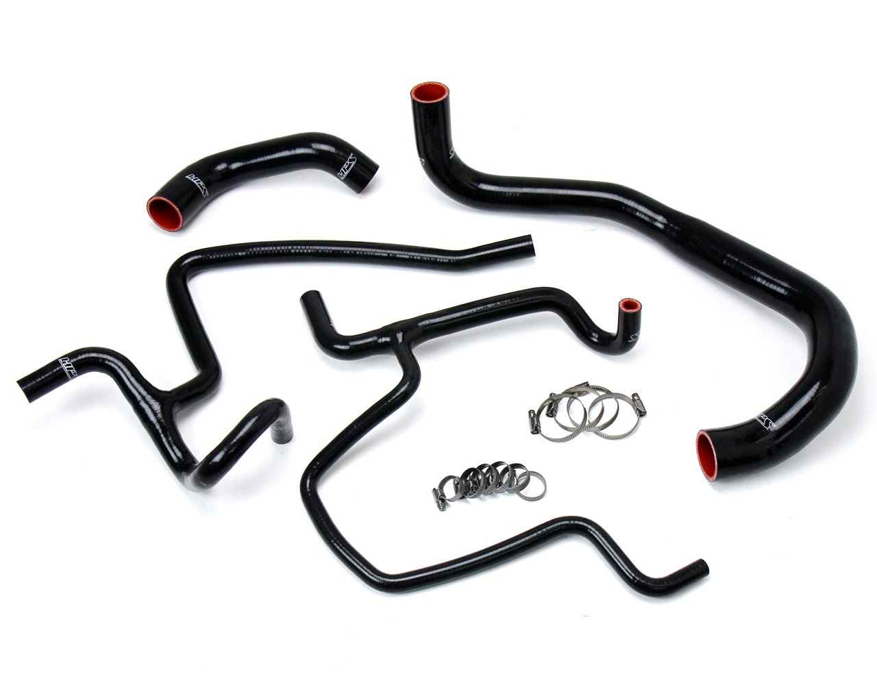 HPS Black Reinforced Silicone Radiator + Heater Hose Kit Coolant Chrysler 11-18 300 5.7L V8