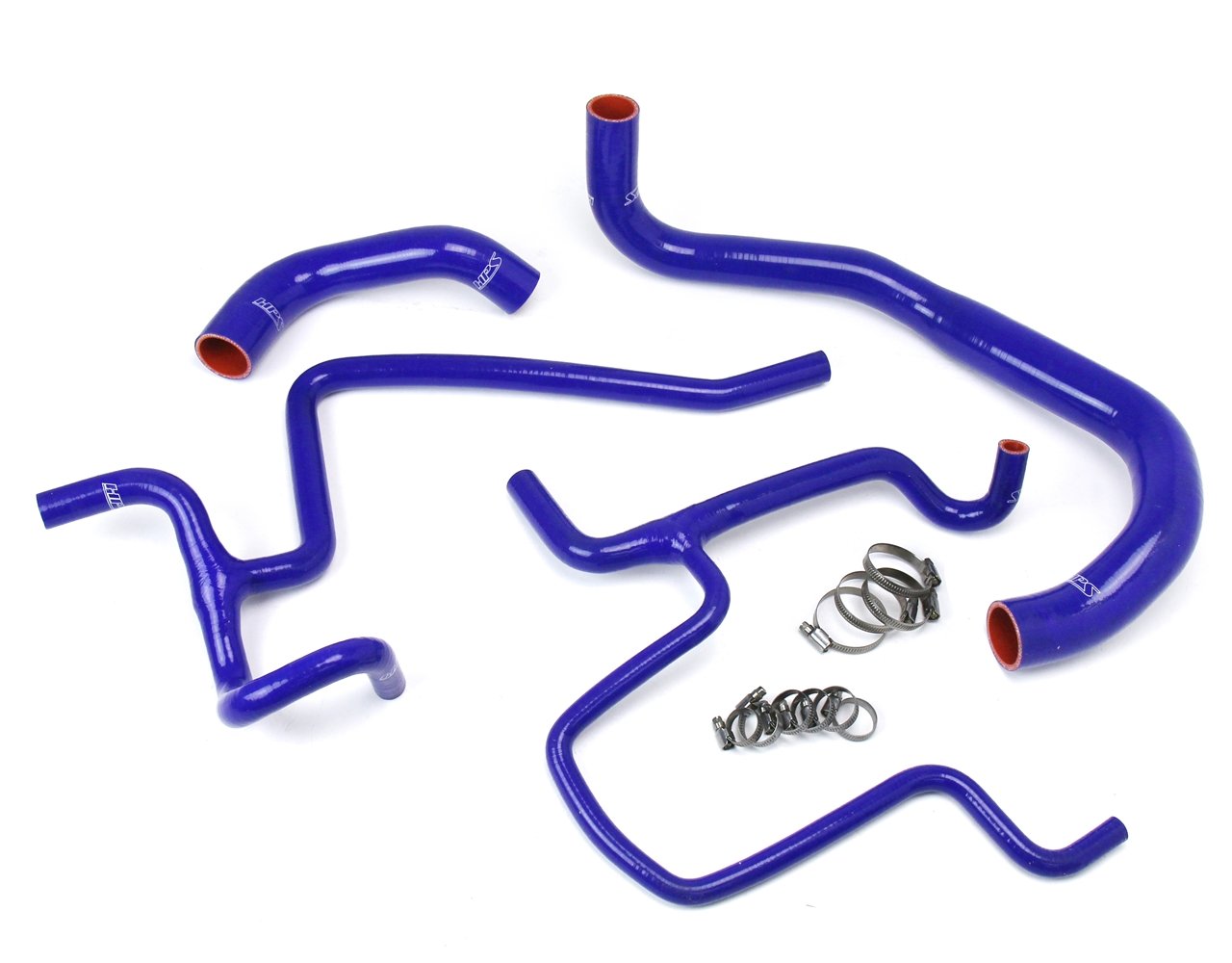 HPS Blue Reinforced Silicone Radiator + Heater Hose Kit Coolant Dodge 11-18 Challenger 5.7L V8