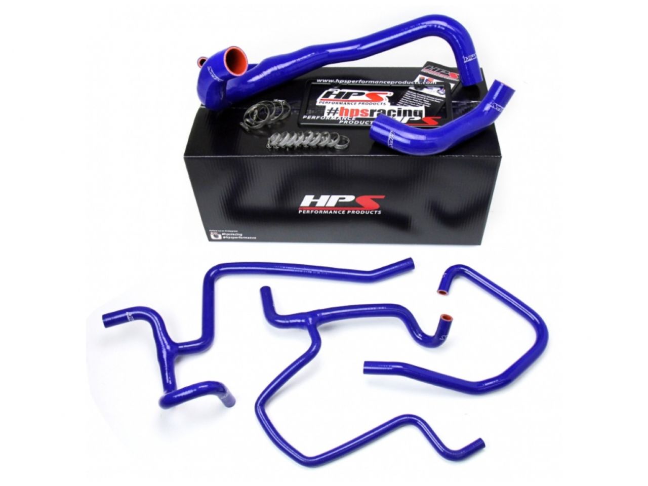 HPS Blue Reinforced Silicone Radiator + Heater Hose Kit Coolant Dodge 11-18 Charger 5.7L V8 Pursuit