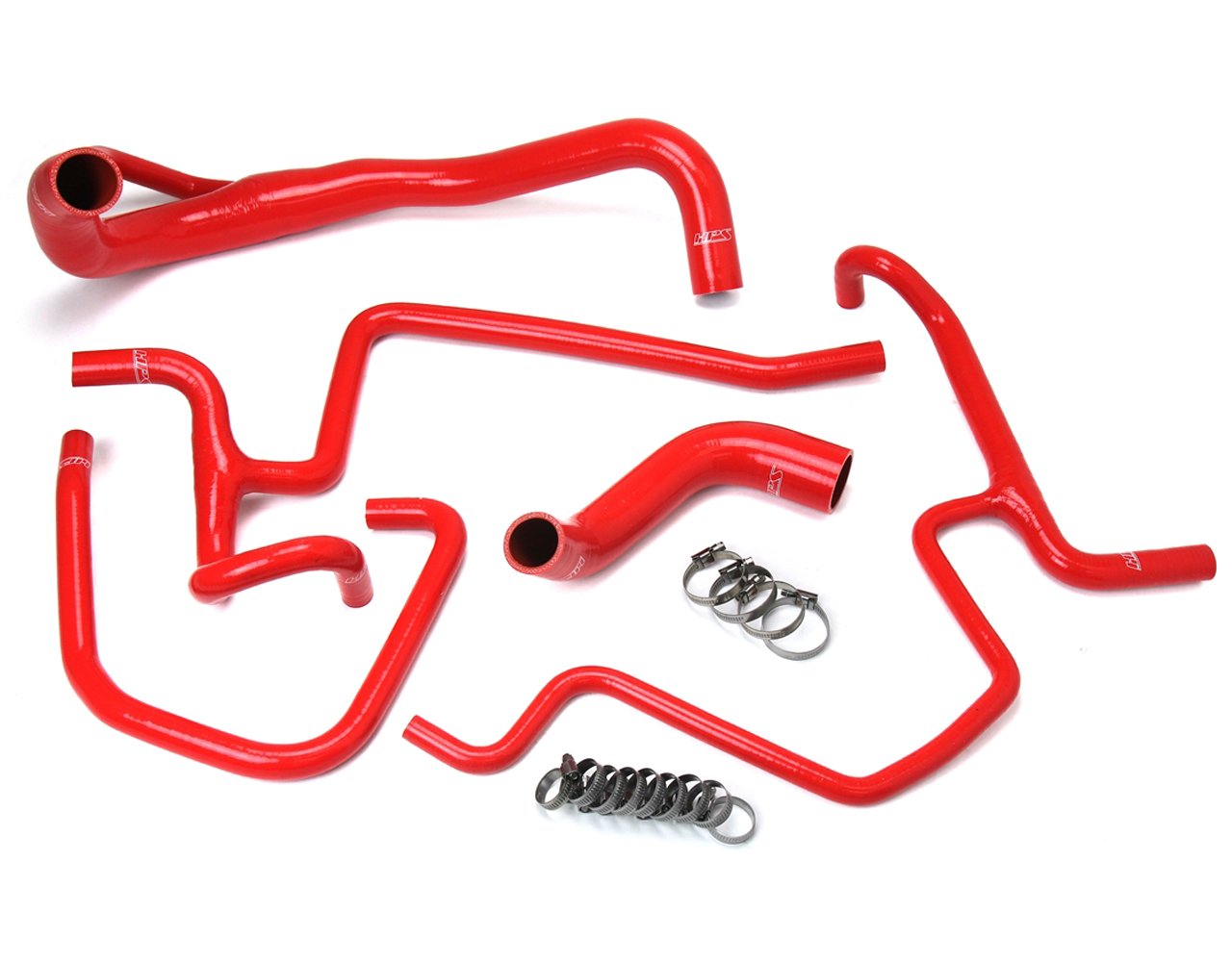 HPS Red Reinforced Silicone Radiator + Heater Hose Kit Coolant Dodge 11-18 Charger 5.7L V8 Pursuit