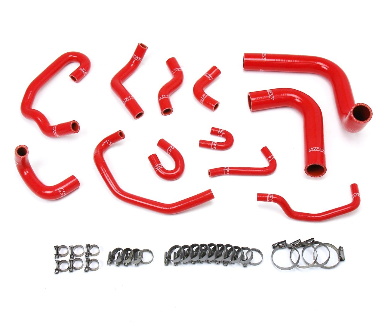 HPS Reinforced Red Silicone Radiator + Heater Hose Kit Coolant Toyota 93-95 4Runner 3.0L V6 Left Hand Drive