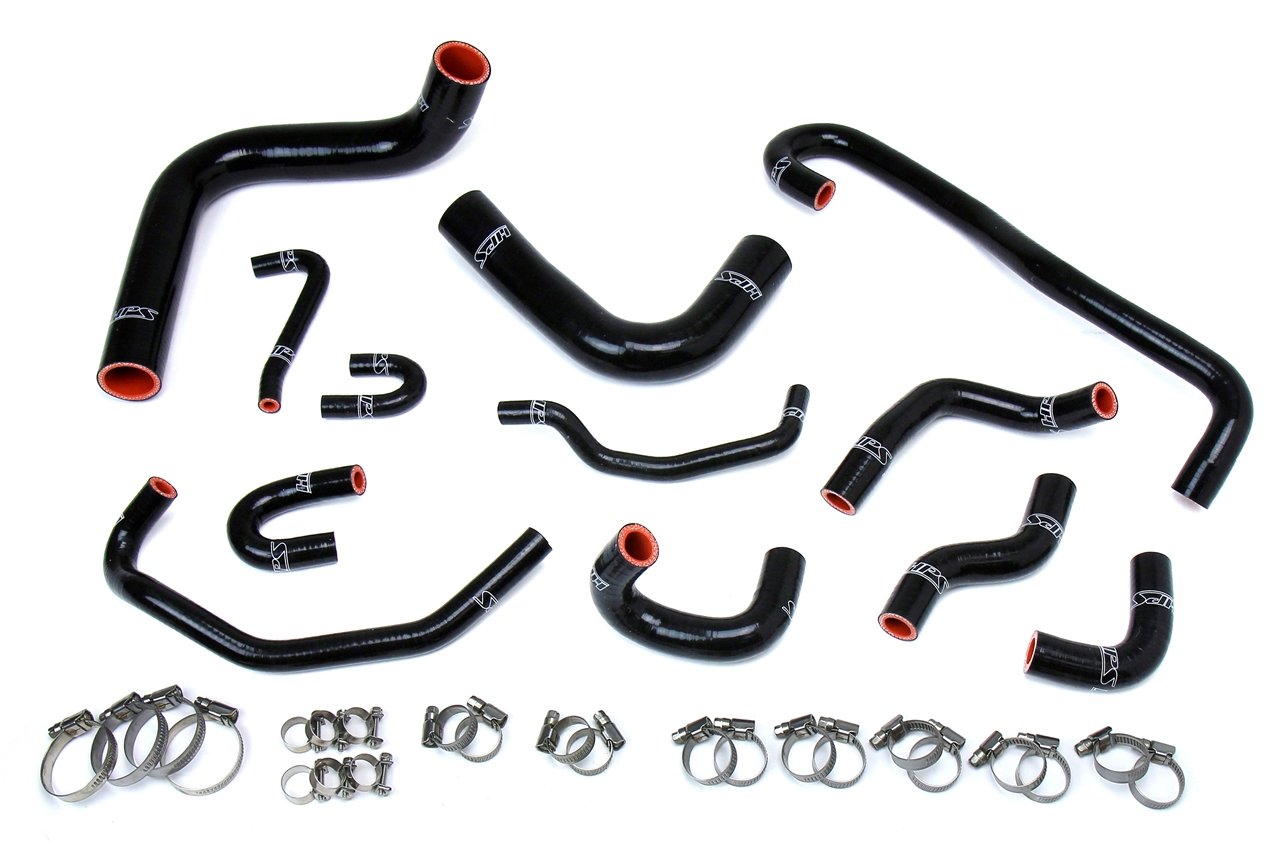 HPS Silicone Radiator + Heater Coolant Hose Kit Toyota 1989-1992 4Runner 3.0L V6 Left Hand Drive, 57-1656