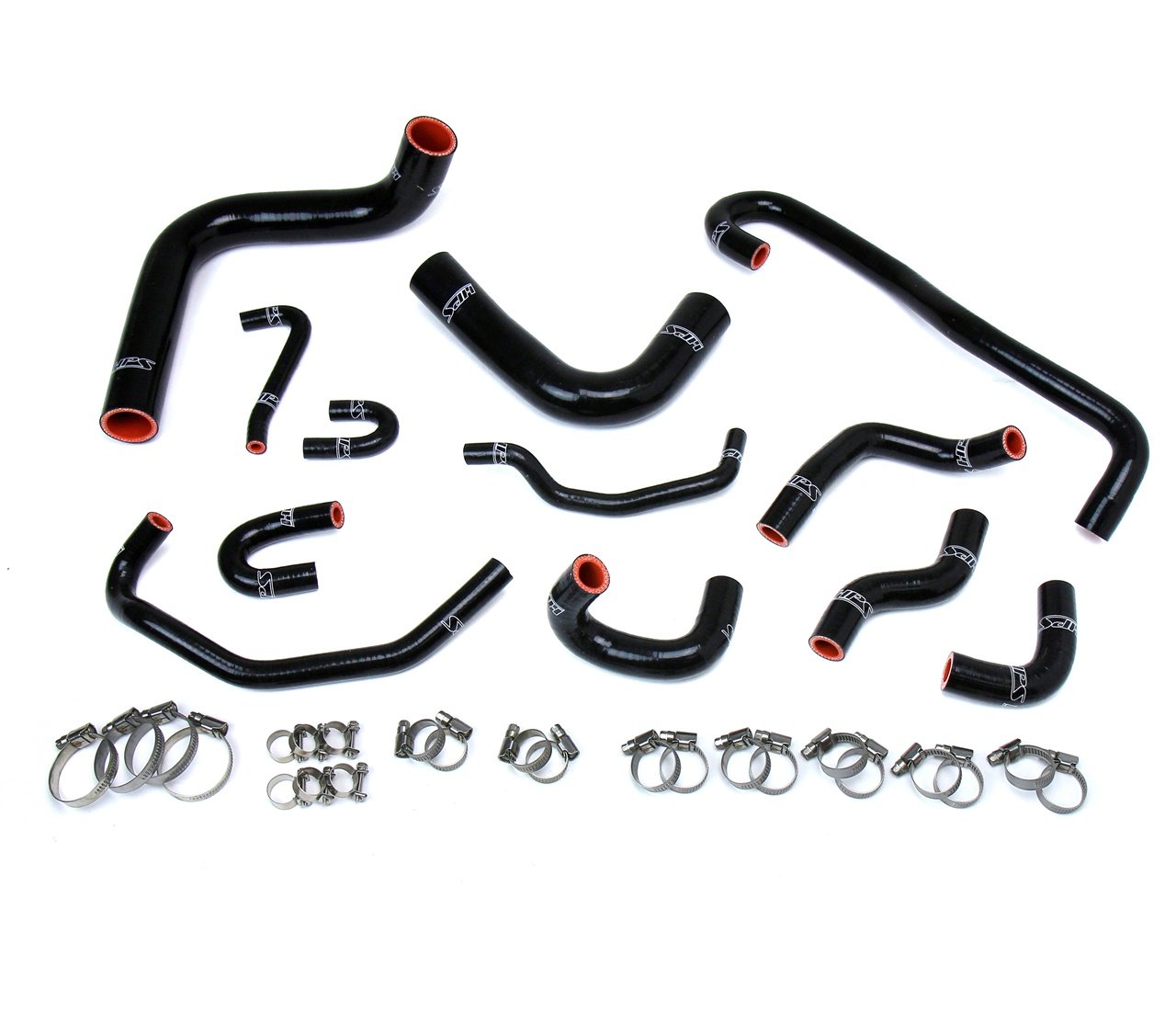 HPS Reinforced Black Silicone Radiator + Heater Hose Kit Coolant Toyota 89-92 4Runner 3.0L V6 Left Hand Drive