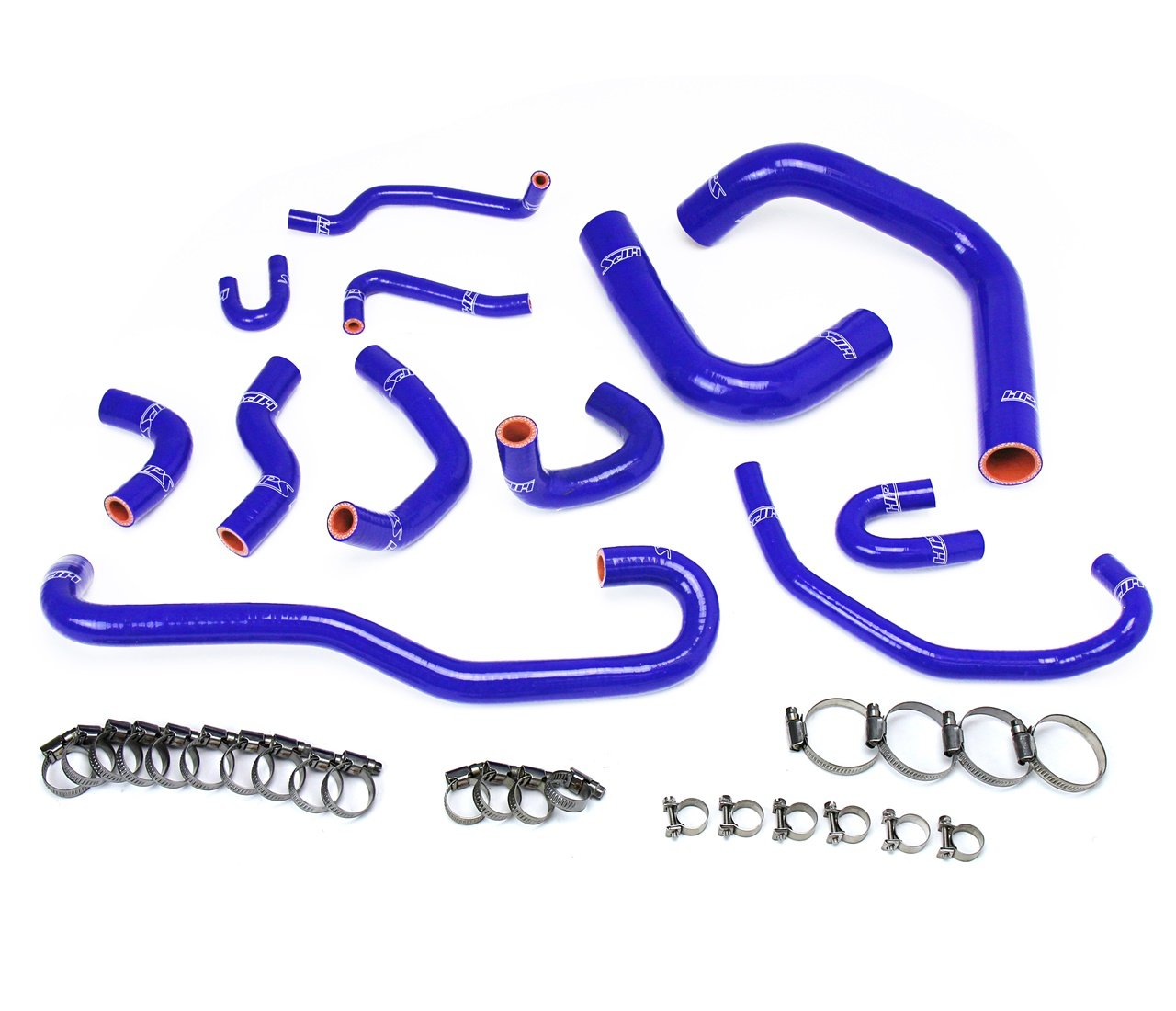 HPS Reinforced Blue Silicone Radiator + Heater Hose Kit Coolant Toyota 89-92 4Runner 3.0L V6 Left Hand Drive