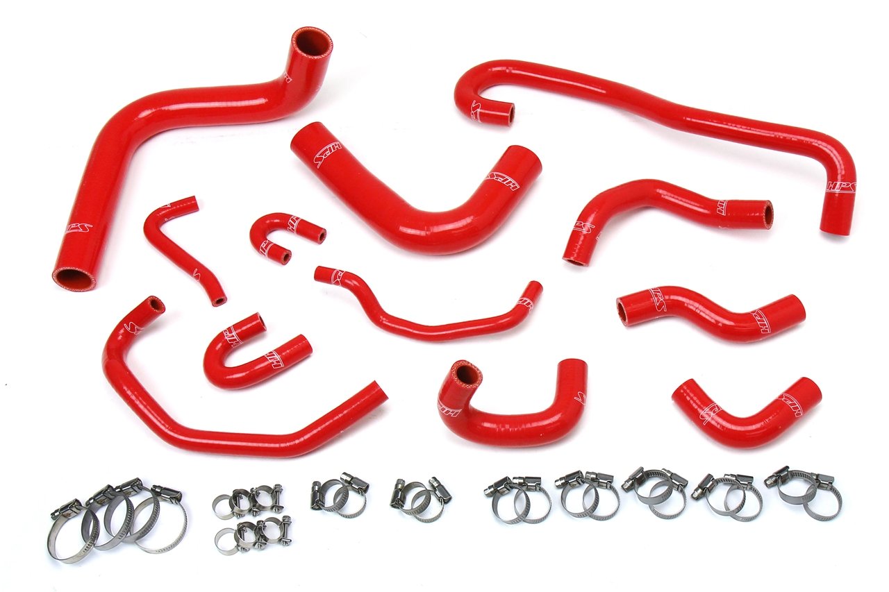 HPS Silicone Radiator + Heater Coolant Hose Kit Toyota 1989-1992 4Runner 3.0L V6 Left Hand Drive, 57-1656