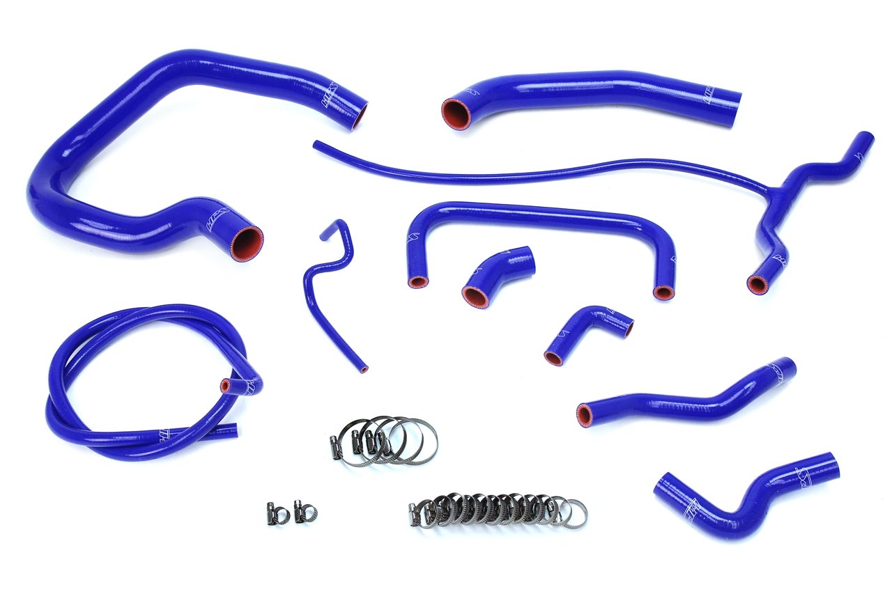 HPS Reinforced Blue Silicone Radiator + Heater Hose Kit Coolant Ford 04-11 Ranger 4.0L V6