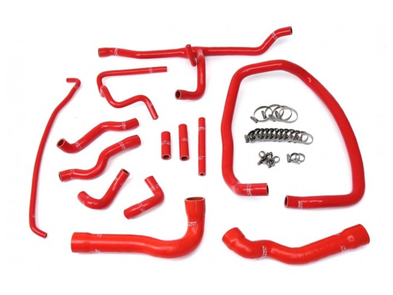 HPS Red Reinforced Silicone Radiator and Heater Hose Kit Coolant BMW 96-99 E36 M3 Left Hand Drive