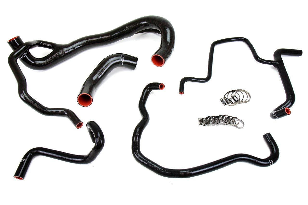 HPS Black Reinforced Silicone Radiator + Heater Hose Kit Coolant Dodge 17-18 Challenger R/T 392 6.4L V8