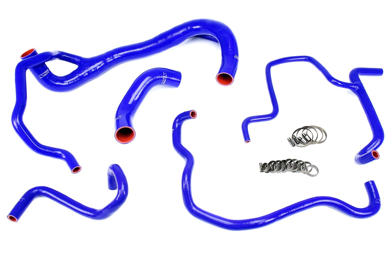 HPS Blue Reinforced Silicone Radiator + Heater Hose Kit Coolant Dodge 15-18 Challenger SRT 392 6.4L V8