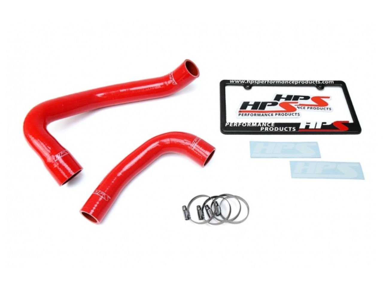 HPS Red Reinforced Silicone Radiator Hose Kit Coolant Jeep 00-06 Wrangler TJ 4.0L