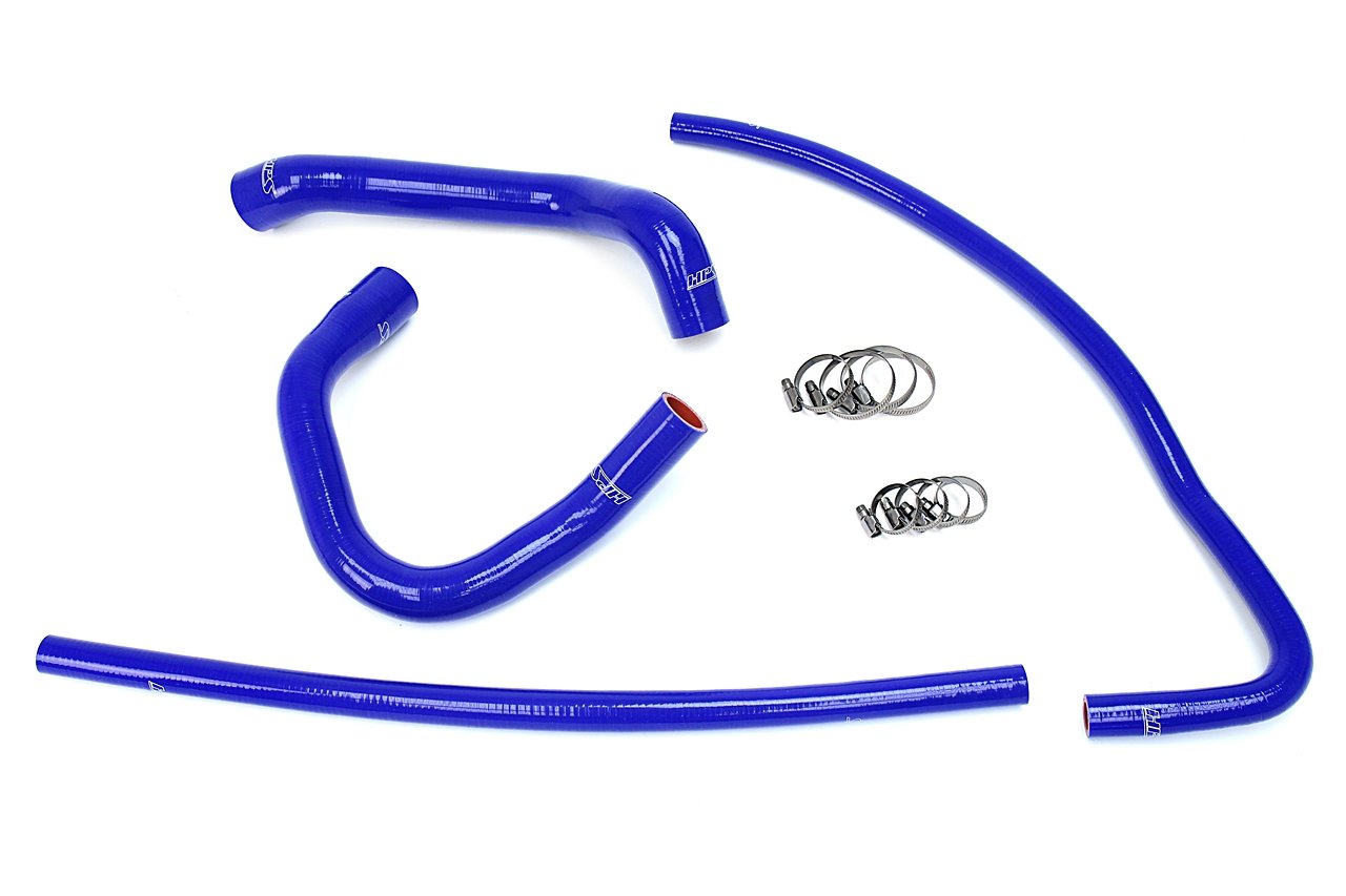 HPS Blue Reinforced Silicone Radiator + Heater Hose Kit Jeep 93-98 Grand Cherokee 4.0L I6 Left Hand Drive