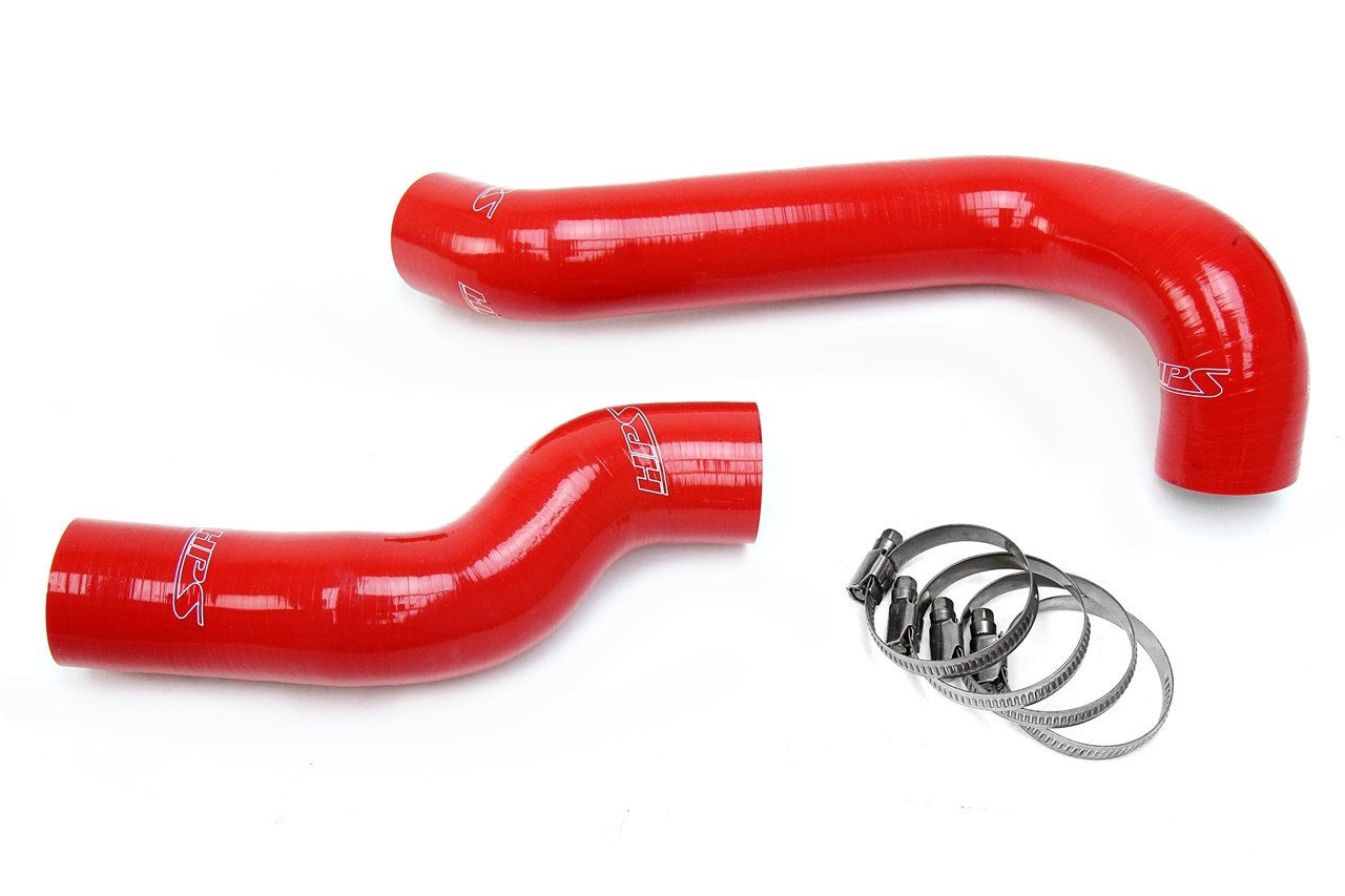 HPS Red Reinforced Silicone Radiator Hose Kit Coolant BMW 01-05 E46 325i 325Xi M54 2.5L