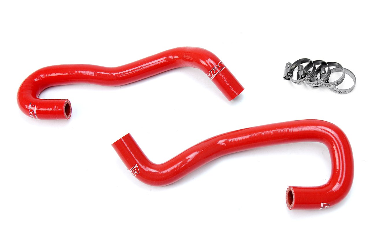 HPS Red Reinforced Silicone Heater Hose Kit Coolant Toyota 07-10 Tundra 4.0L V6