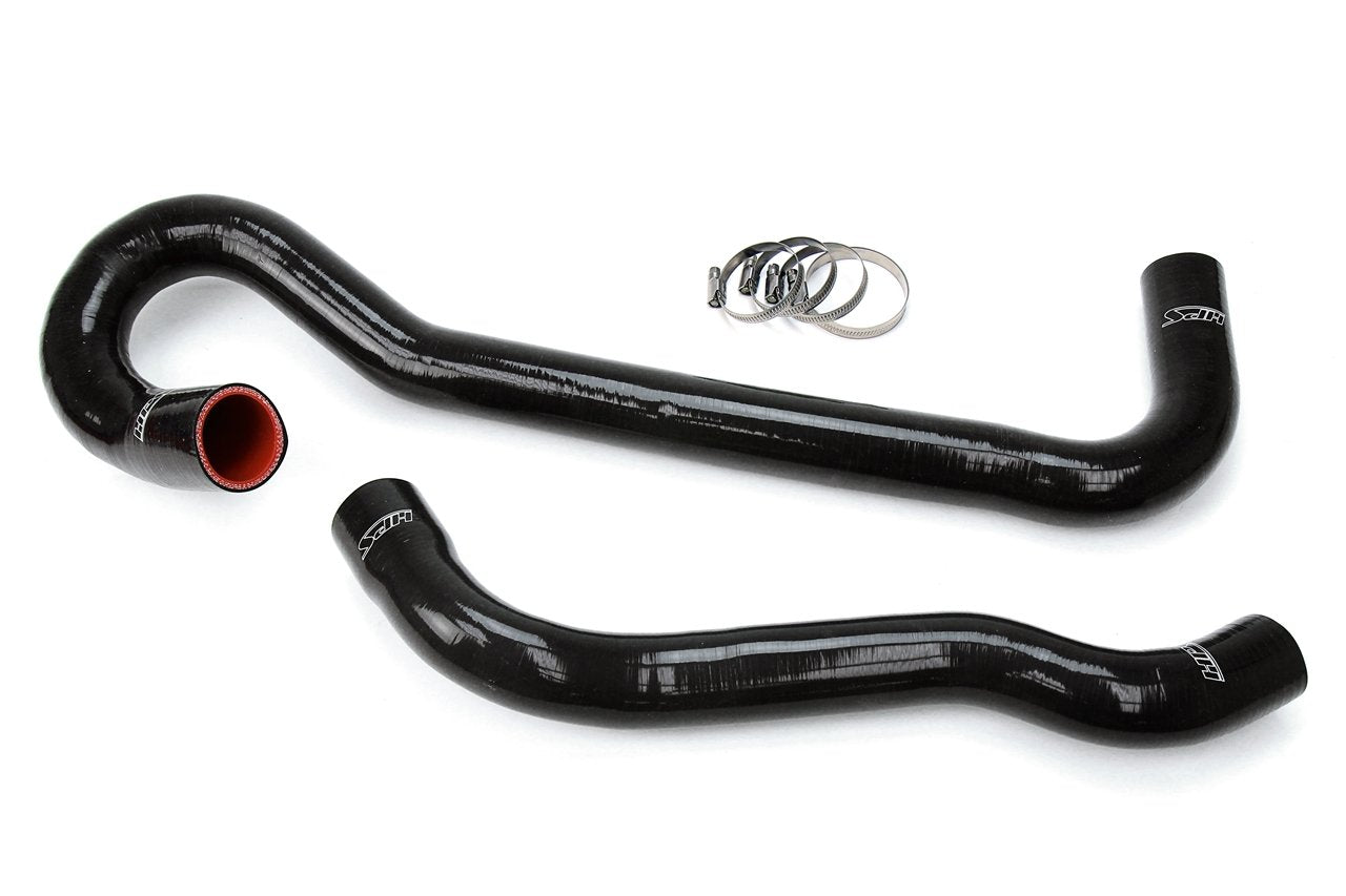 HPS Black Reinforced Silicone Radiator Hose Kit Coolant Jeep 06-08 Commander 5.7L V8 XK