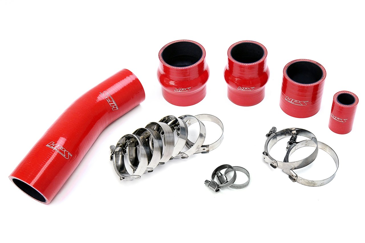 HPS Red High Temp Reinforced Silicone Intercooler Hose Boots Kit Toyota 1991-1995 MR2 2.0L Turbo