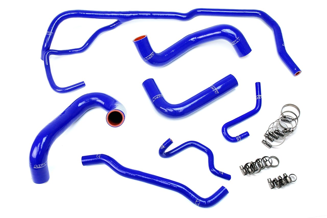 HPS Blue Reinforced Silicone Radiator Hose Kit Coolant Toyota 17-18 Corolla iM 1.8L