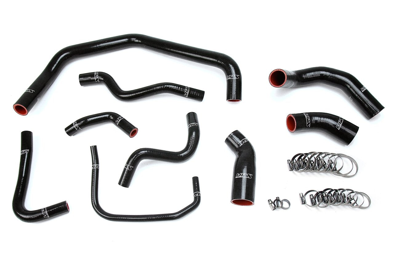 HPS Reinforced Silicone Radiator Hose Kit Coolant Ford 03-04 Mustang SVT Cobra Terminator 4.6L V8 Supercharged