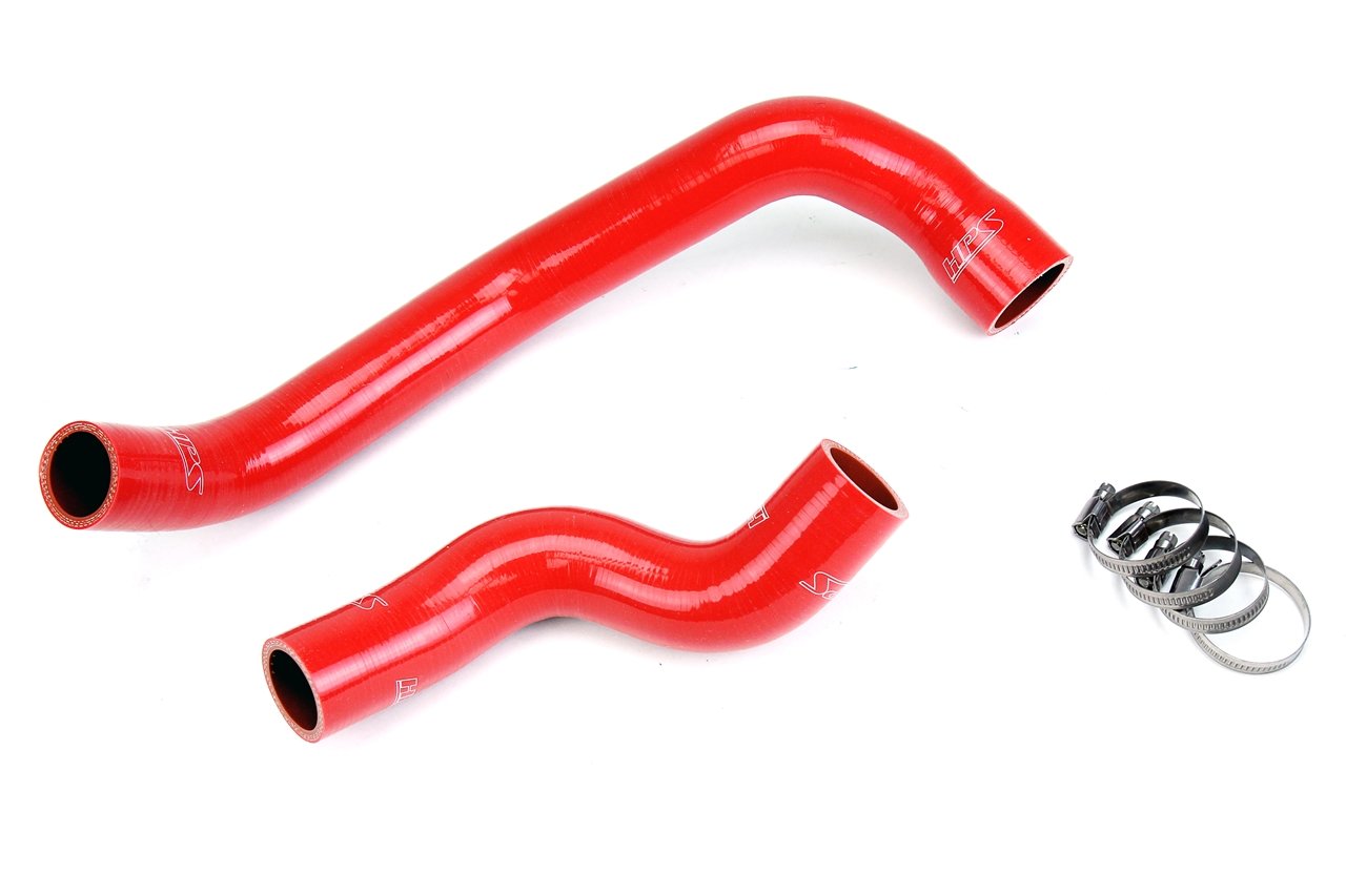 HPS Red Reinforced Silicone Radiator Hose Kit Coolant Nissan 89-94 Skyline GTR R32 RB26DETT Twin Turbo