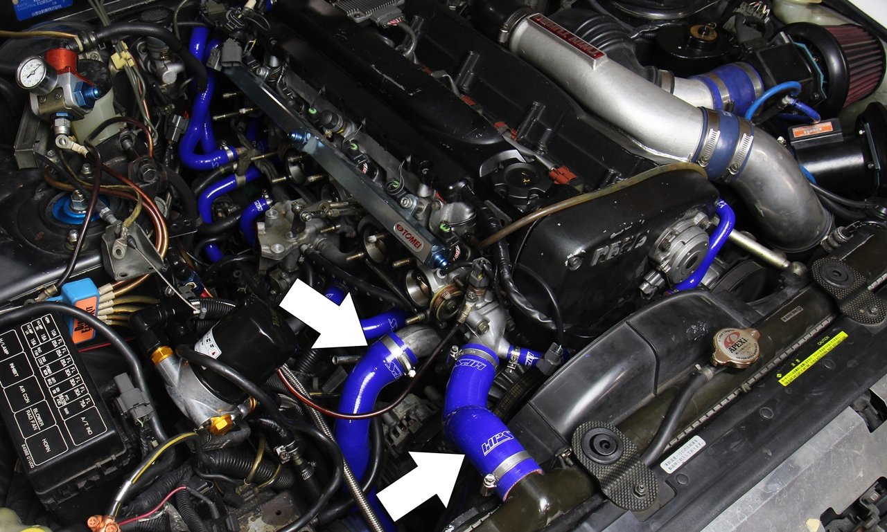 HPS Blue Reinforced Silicone Radiator Hose Kit Coolant Nissan 89-94 Skyline GTR R32 RB26DETT Twin Turbo