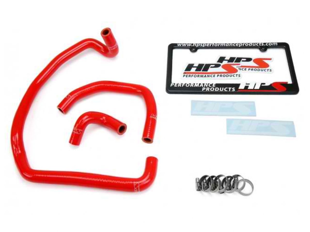 HPS Reinforced Red Silicone Heater Hose Kit Coolant Toyota 95-04 Tacoma 2.4L & 2.7L 4Cyl