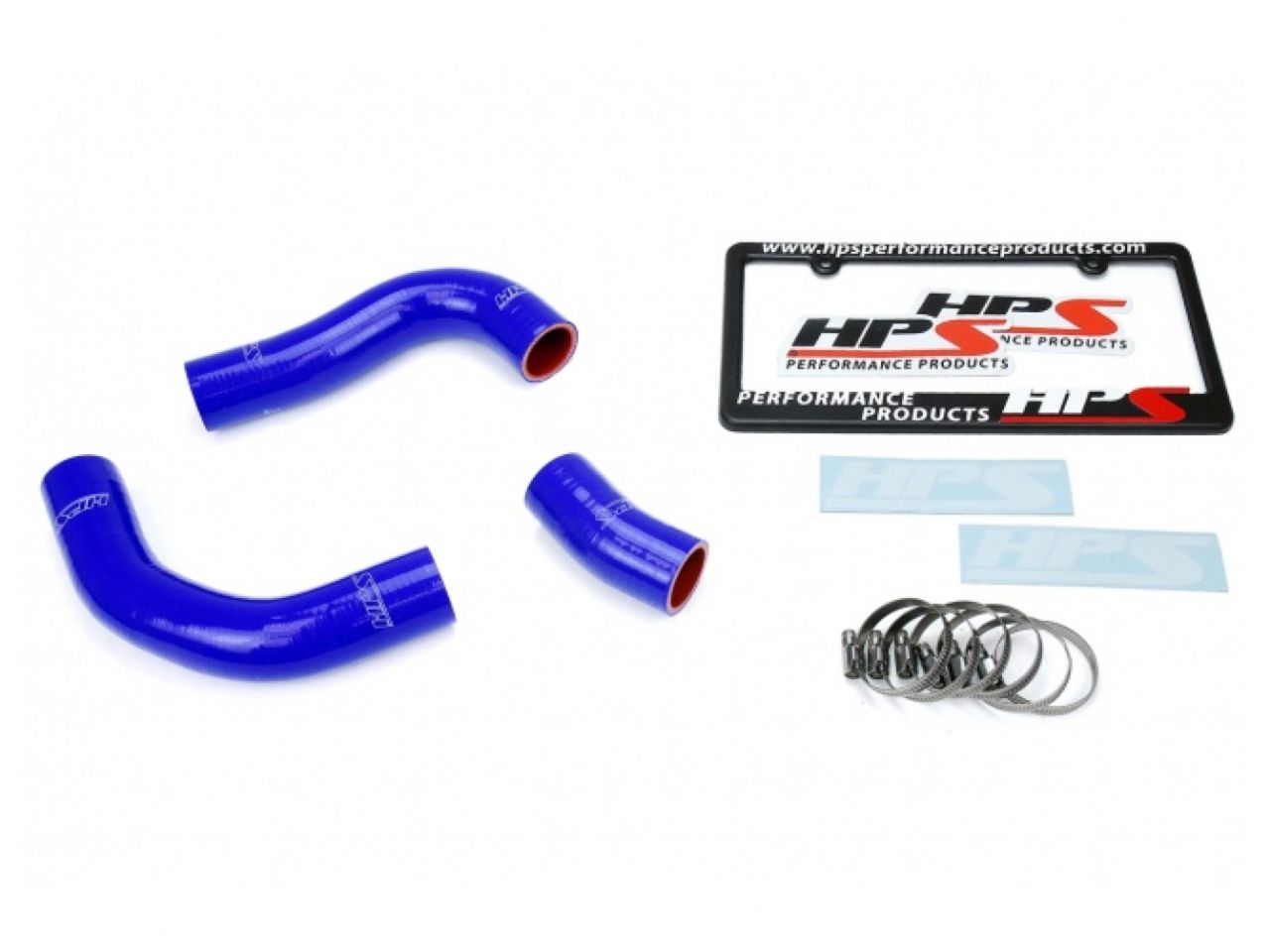 HPS Reinforced Blue Silicone Radiator Hose Kit Coolant Toyota 88-90 Land Cruiser FJ62 4.0L I6