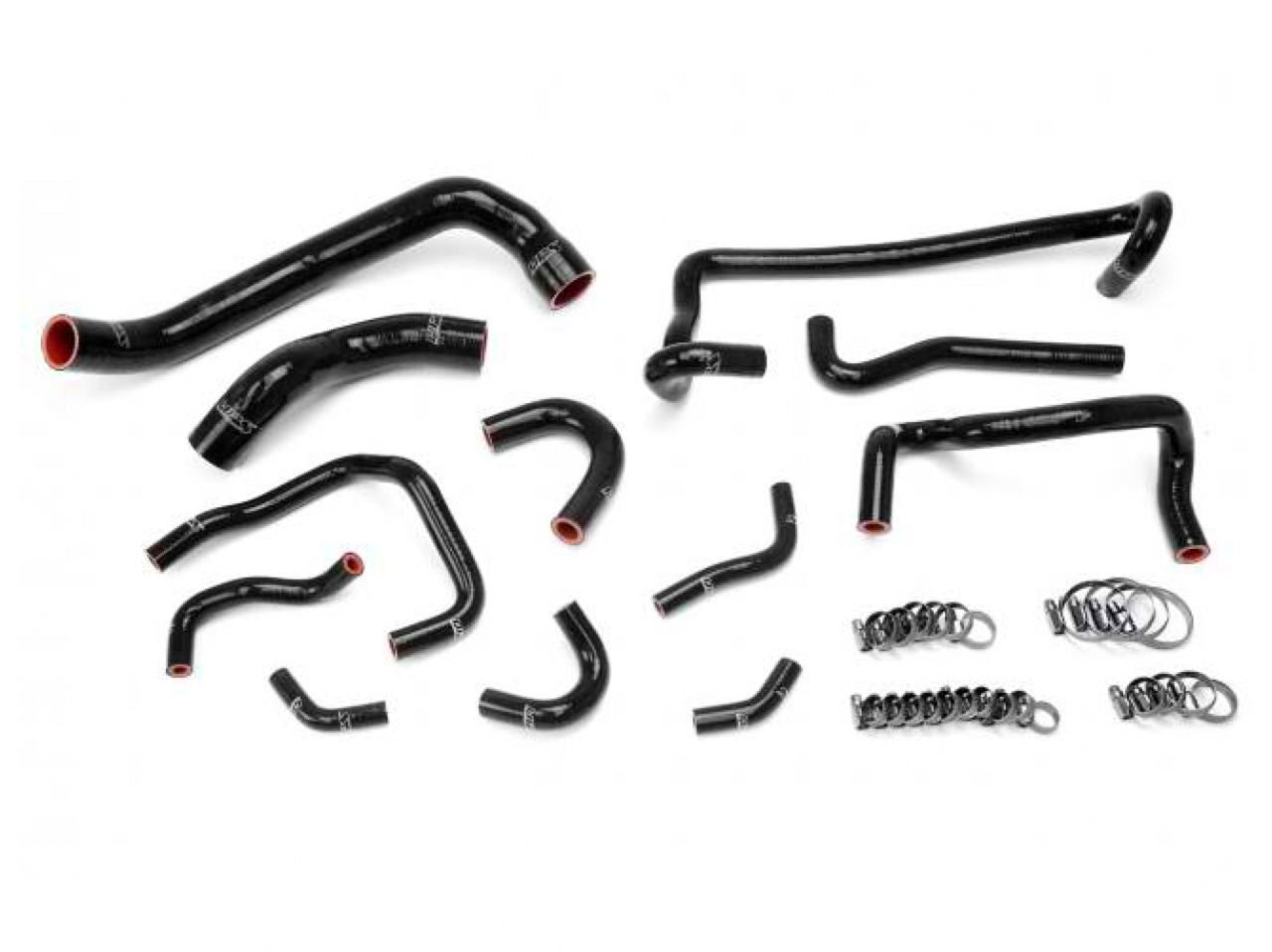 HPS Black Reinforced Silicone Radiator + Heater Hose Kit Coolant Nissan 89-94 Skyline GTR R32 RB26DETT Twin Turbo