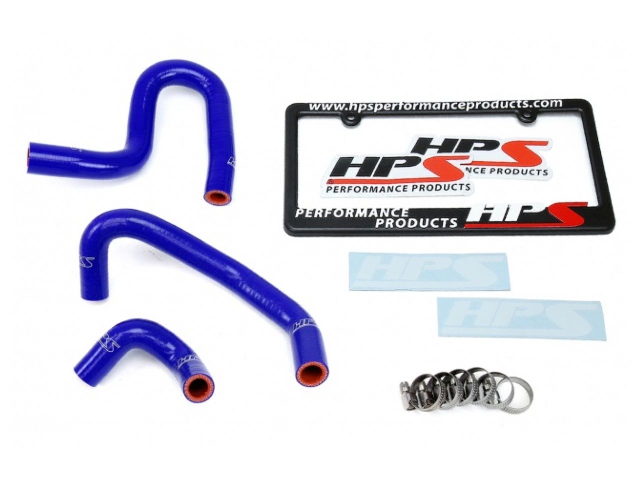 HPS Reinforced Blue Silicone Heater Hose Kit Coolant Toyota 96-02 4Runner 3.4L V6 without rear heater