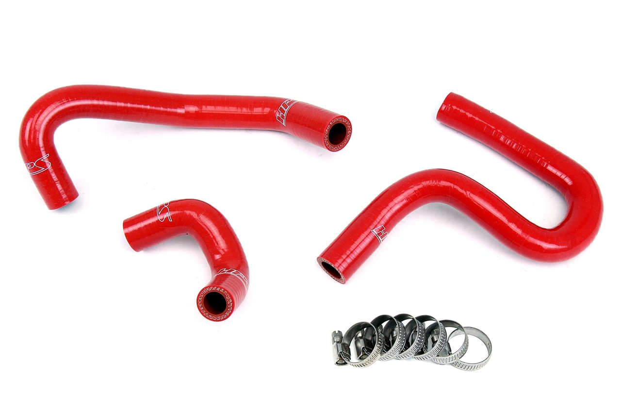 HPS Reinforced Red Silicone Heater Hose Kit Coolant Toyota 96-02 4Runner 3.4L V6 without rear heater