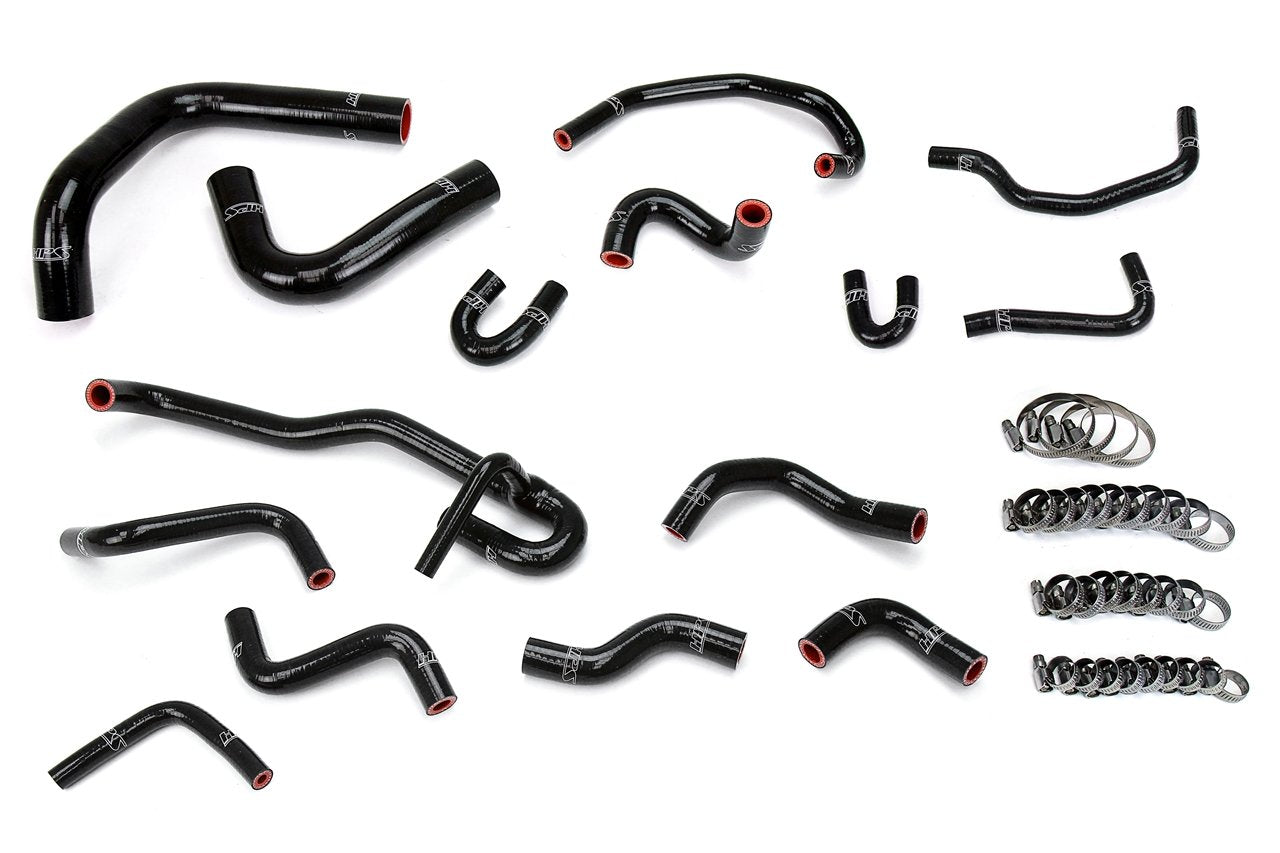 HPS Silicone Radiator + Heater Coolant Hose Kit Toyota 1989-1992 4Runner 3.0L V6 with Rear Heater Left Hand Drive, 57-1831