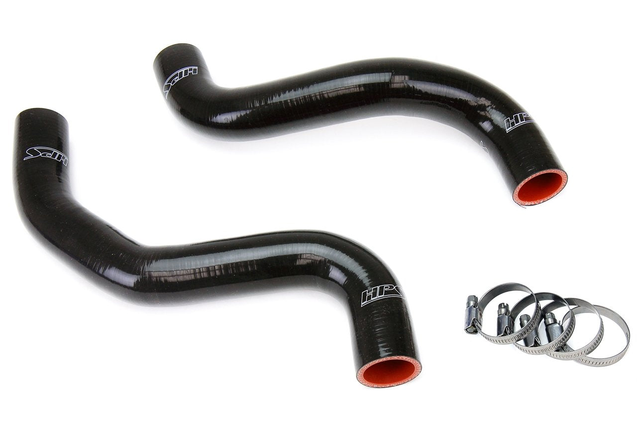 HPS Black Reinforced Silicone Radiator Hose Kit Coolant Toyota 96-02 4Runner V6 3.4L Automatic Trans.