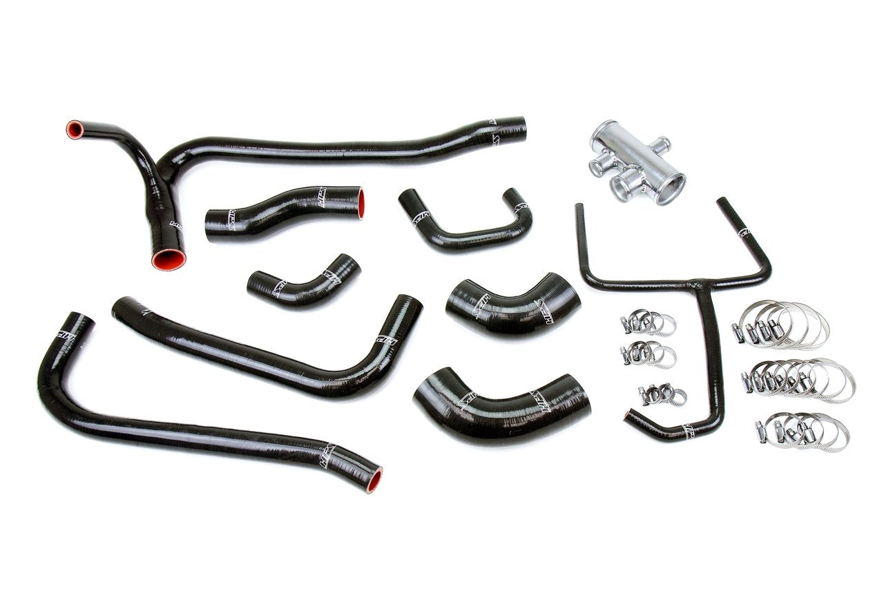 HPS Silicone Radiator Coolant Hose Kit Ford 2007-2014 Mustang GT500 5.4L 5.8L Supercharged, 57-2069