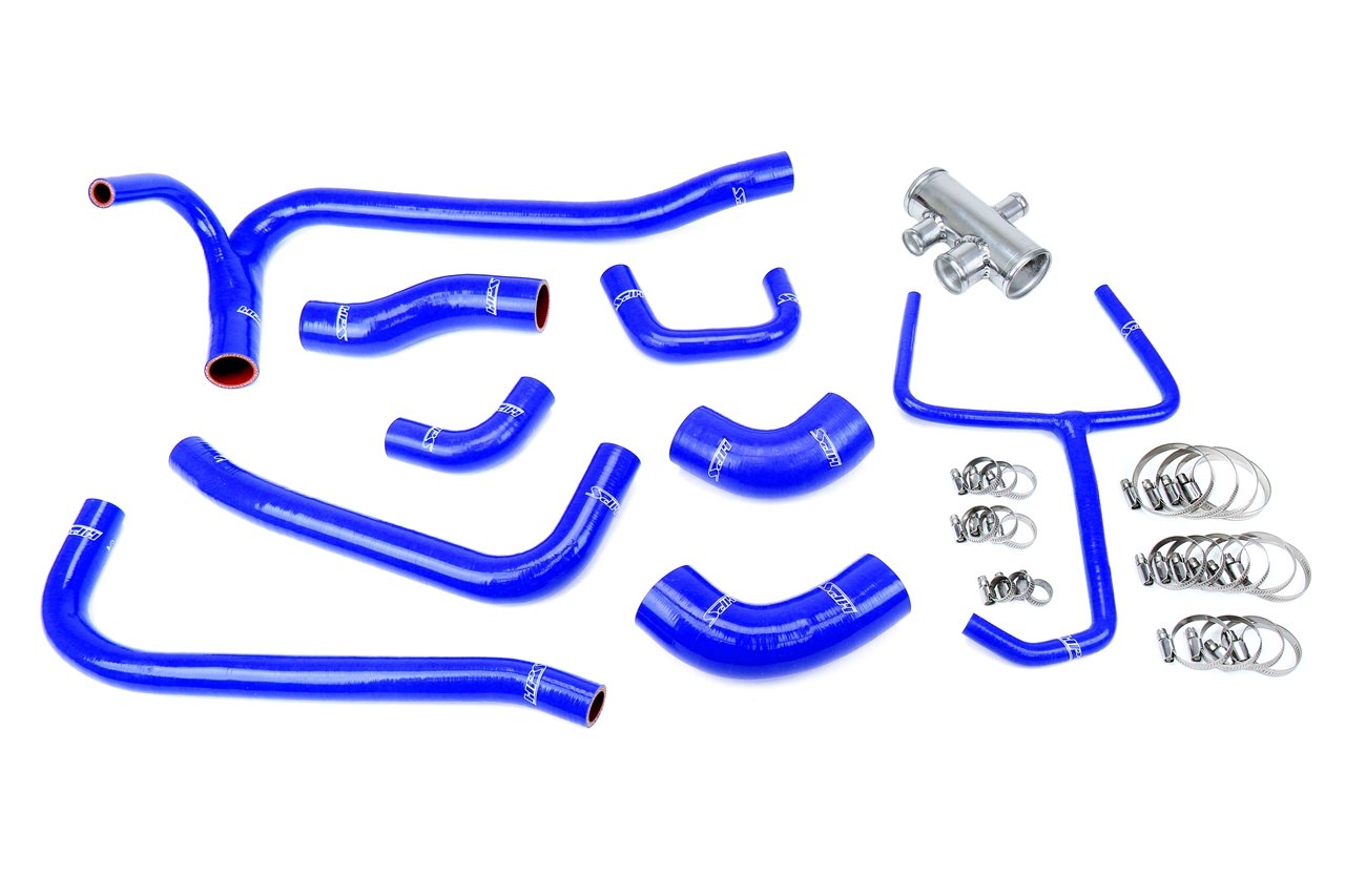 HPS Silicone Radiator Coolant Hose Kit Ford 2007-2014 Mustang GT500 5.4L 5.8L Supercharged, 57-2069